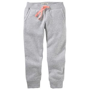 Baby Girl OshKosh B'gosh® Gray Fleece Jogger Pants