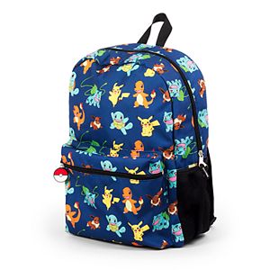 Kids Pokemon Pikachu, Charmander, Bulbasaur, Squirtle & Eevee Backpack