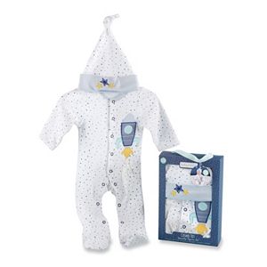 Baby Aspen Cosmo Tot Spaceship 2-Piece Pajama Gift Set