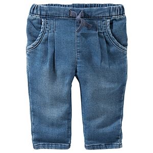 Baby Girl OshKosh B'gosh® Pull-On Denim Pants