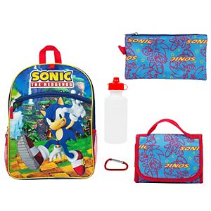 Kids Sonic the Hedgehog 5-pc. Backpack & Lunch Box Set