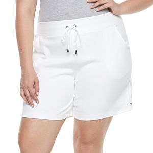 Plus Size Croft & Barrow® Knit Bermuda Shorts