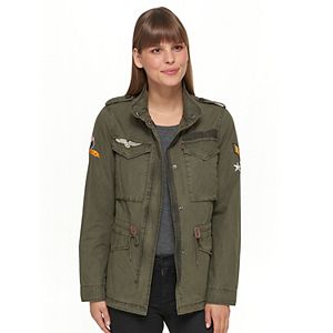 Women's Levi's Military Jacket With Embroidered Patches