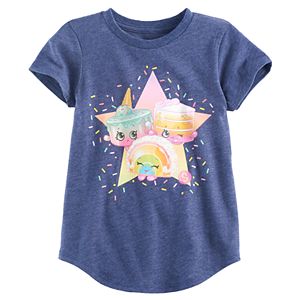 Girls 4-10 Jumping Beans® Shopkins Ice Cream Kate, Rainbow Bite & Linda Layered Cake Tee