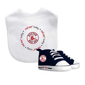 Baby Fanatic Boston Red Sox Bib and Pre-walker Set