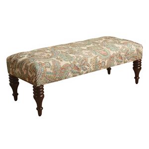 HomePop Traditional Upholstered Bench