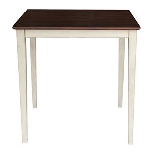 International Concepts Square Counter Height Wood Dining Table