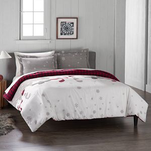 Cuddl Duds Polar Bears Flannel Duvet Cover Set