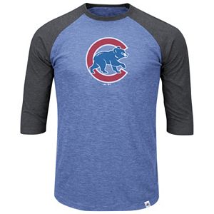 Big & Tall Majestic Chicago Cubs Baseball Tee