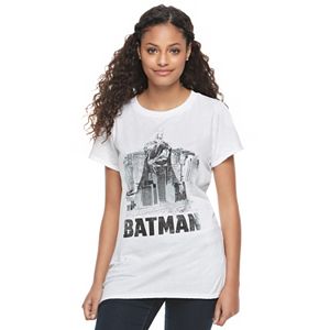 Juniors' DC Comics Batman Skyline Graphic Tee