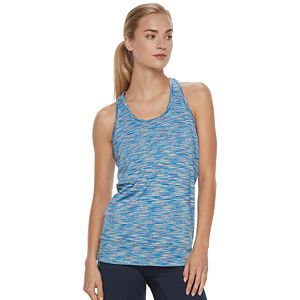 Women's Tek Gear® Space-Dye Banded Bottom Racerback Tank