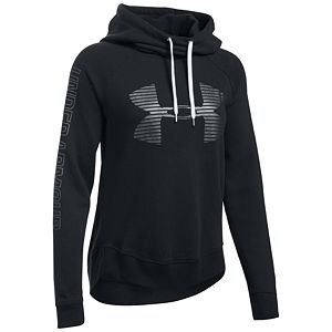 Women's Under Armour Favorite Fleece Metallic Logo Hoodie