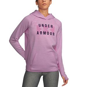 Women's Under Armour Fleece Twist Big Logo Graphic Hoodie