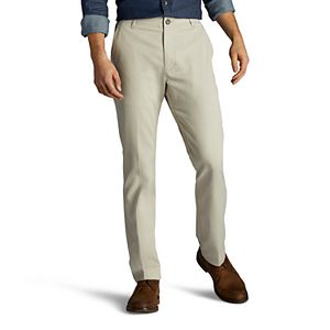 Men's Lee Performance Series Extreme Comfort Khaki Relaxed-Fit Flat-Front Pants