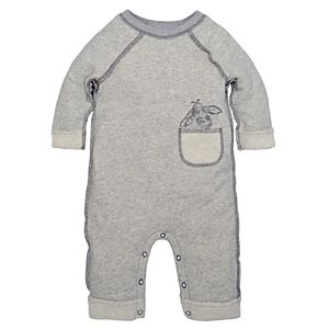 Baby Boy Burt's Bees Baby Organic Rolled Cuff Terry Coverall