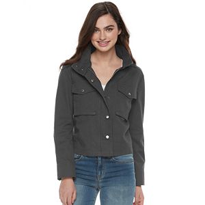 Juniors' SO® Solid Utility Jacket