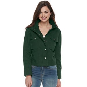 Juniors' SO® Solid Utility Jacket