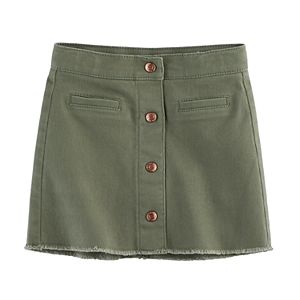 Girls 4-12 SONOMA Goods for Life™ Frayed-Hem Skort