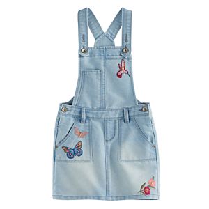 Girls 4-12 SONOMA Goods for Life™ Patch Denim Jumper