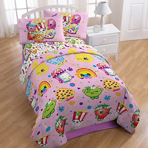 Shopkins Party 4-piece Twin Bedding Set