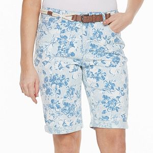 Women's Gloria Vanderbilt Joslyn Roll-Up Bermuda Shorts