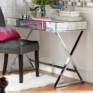 HomeVance Juliana Mirrored Desk