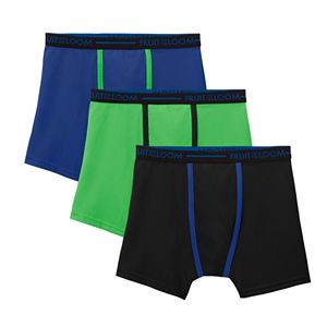 Boys 4-20 Fruit of the Loom 3-pack Micro-Mesh Boxer Briefs