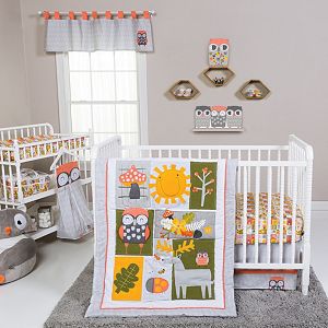 Trend Lab Olive Owl 5-pc. Crib Bedding Set