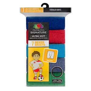 Toddler Boy Fruit of the Loom 7-pk. Signature Ultra Soft Boxer Briefs