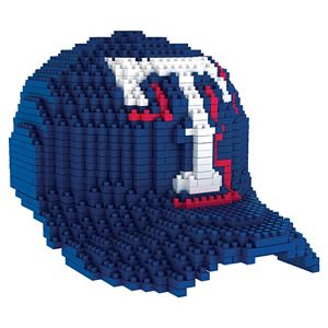 Forever Collectibles Texas Rangers BRXLZ 3D Baseball Cap Puzzle Set