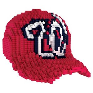 Forever Collectibles Washington Nationals BRXLZ 3D Baseball Cap Puzzle Set