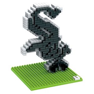 Forever Collectibles Chicago White Sox BRXLZ 3D Logo Puzzle Set