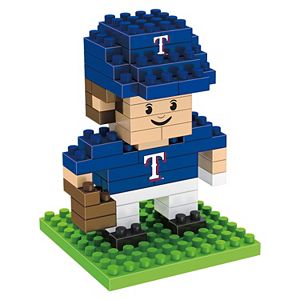 Forever Collectibles Texas Rangers BRXLZ 3D Mini Player Puzzle Set