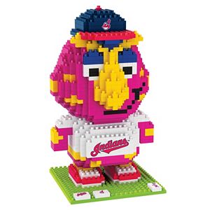 Forever Collectibles Cleveland Indians BRXLZ 3D Mascot Puzzle Set