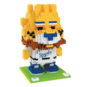 Forever Collectibles Kansas City Royals BRXLZ 3D Mascot Puzzle Set