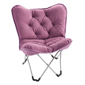Simple By Design Memory Foam Butterfly Chair