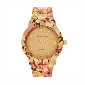 Journee Collection Women's Floral Watch