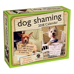 Dog 2018 Desk Calendar