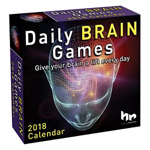 Daily Brain Games 2018 Desk Calendar
