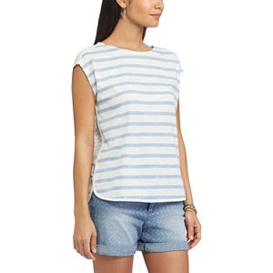 Women's Chaps Striped Crewneck Tee