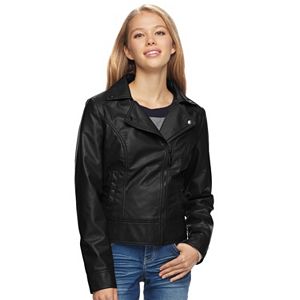 Juniors' J-2 Moto Faux-Leather Jacket
