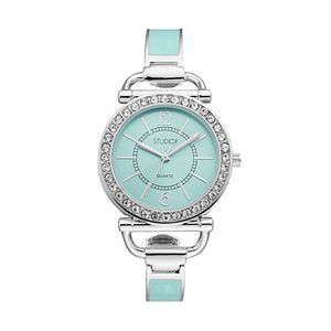 Studio Time Women's Crystal Cuff Watch