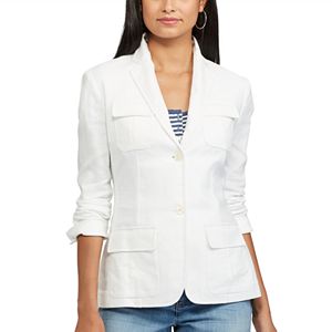 Women's Chaps Linen Blend Jacket