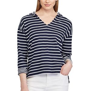 Women's Chaps Striped Hoodie