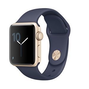 Apple Watch Series 2 (42mm Gold Tone Aluminum with Midnight Blue Sport Band)
