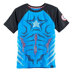 Boys 4-7x Marvel Hero Elite Series Captain America Collection for Kohl's HD Gel Space-Dyed Top