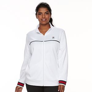 Plus Size Fila Sport® Long Sleeve Track Jacket