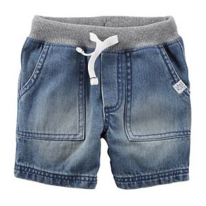 Boys 4-8 Carter's Woven Denim Shorts