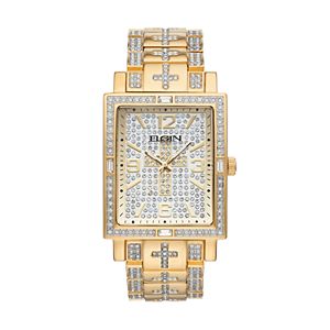 Elgin Men's Crystal Cross Watch