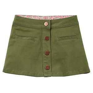 Girls 4-8 Carter's Button-Down Skirt